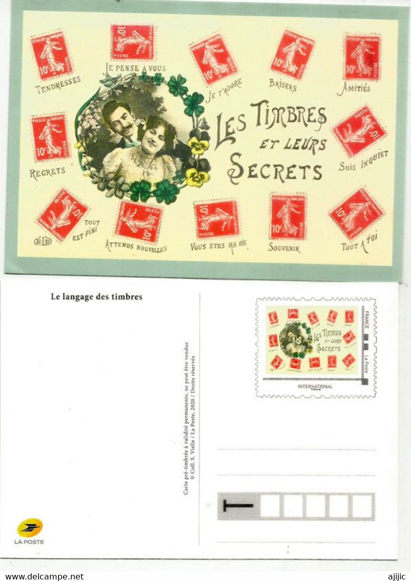 Les Timbres Et Leurs Secrets, Nouvel Entier Postal (carte) 2021. - Lots Et Collections : Entiers Et PAP