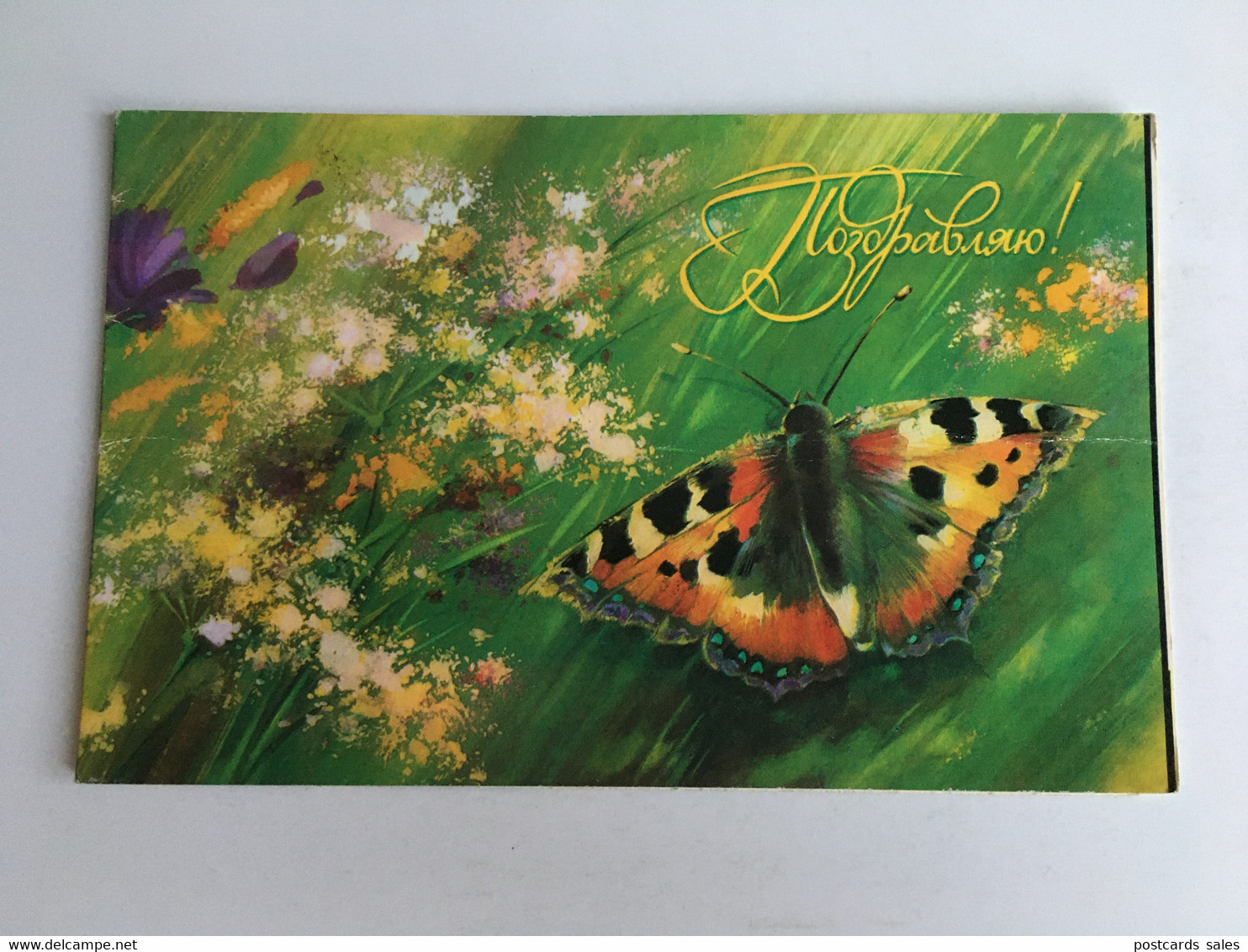 Papillon Butterfly Schmetterling Farfalla Mariposa 3d Card - Papillons