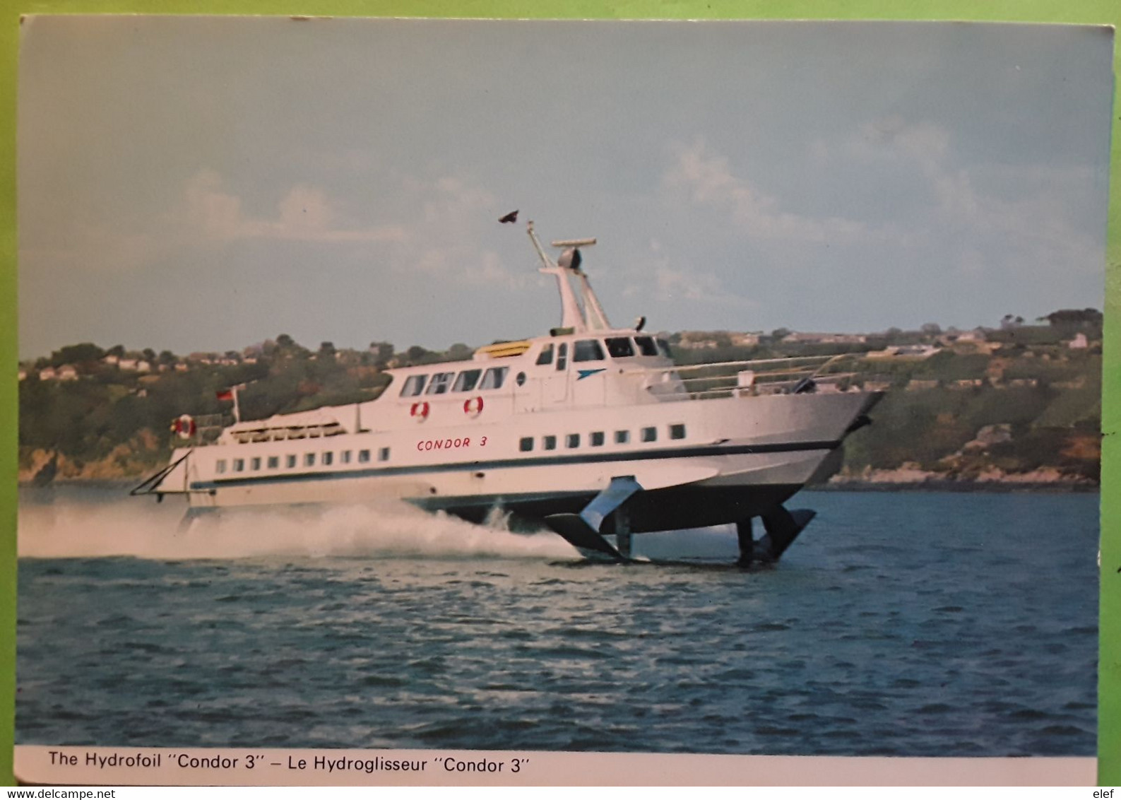 The Hydrofoil CONDOR 3 ,  Hydroglisseur  Aeroglisseur , TB - Hovercrafts