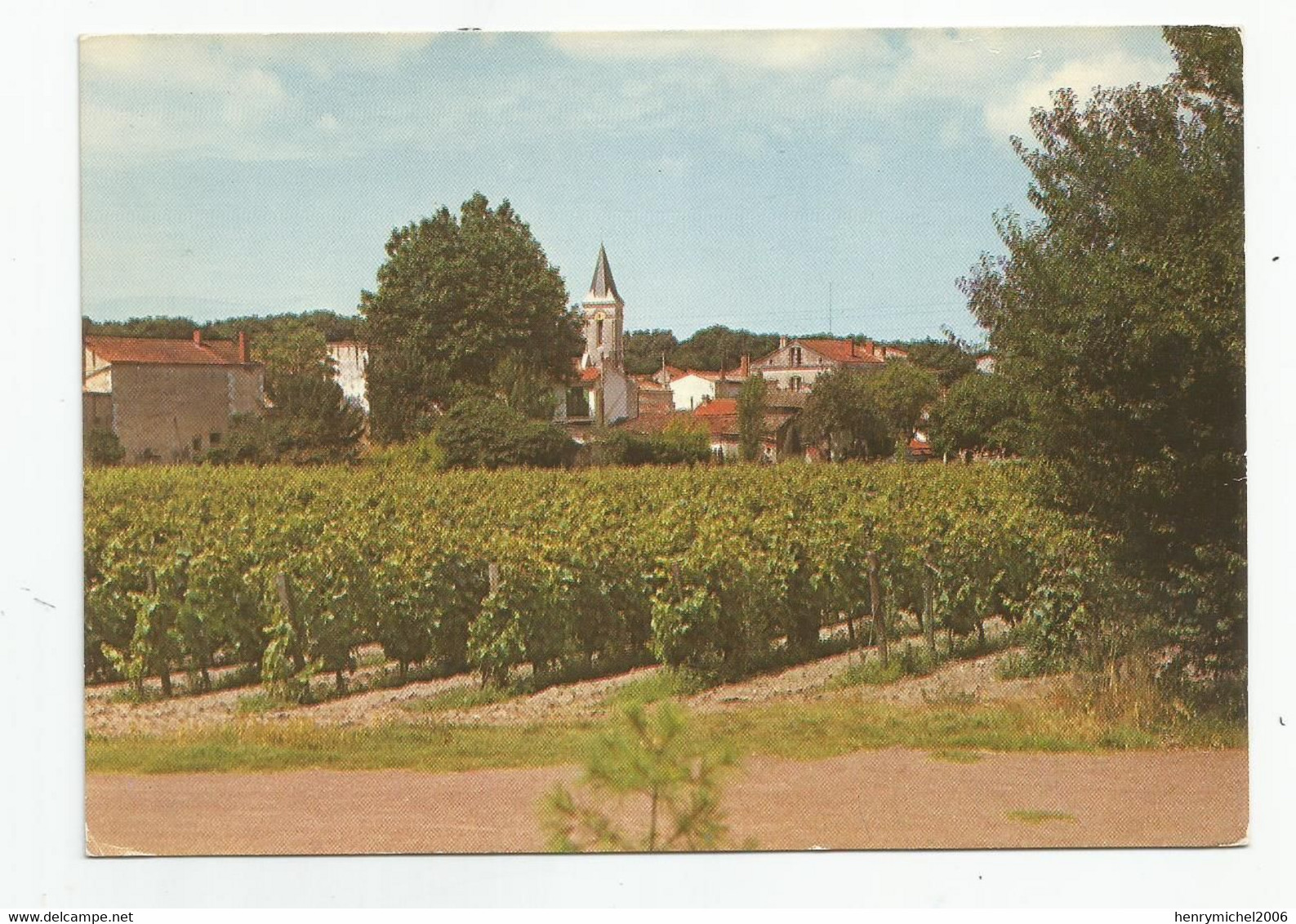 17 étaules Vue Générale Vignes Et église Ed Cap Théojac - Other & Unclassified