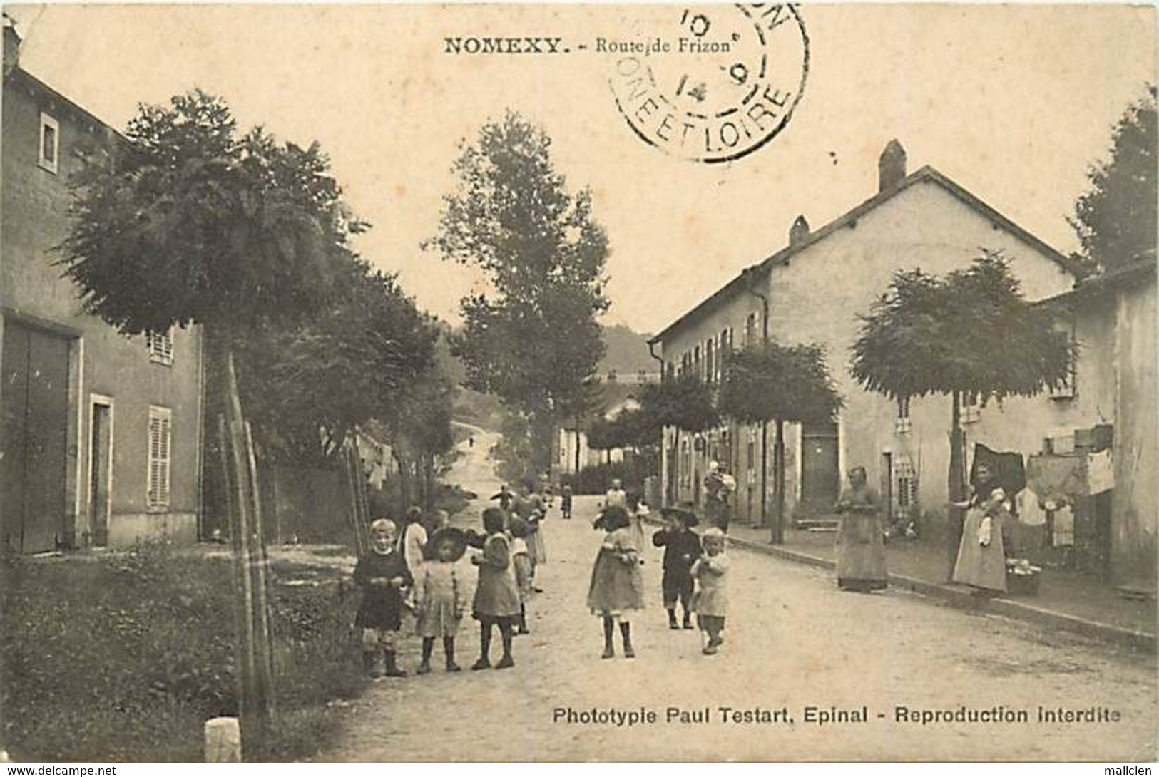 Dpts Div.-AY-598- Vosges - Nomexy - Route De Frizon - Enfants Et Types Du Pays - - Nomexy