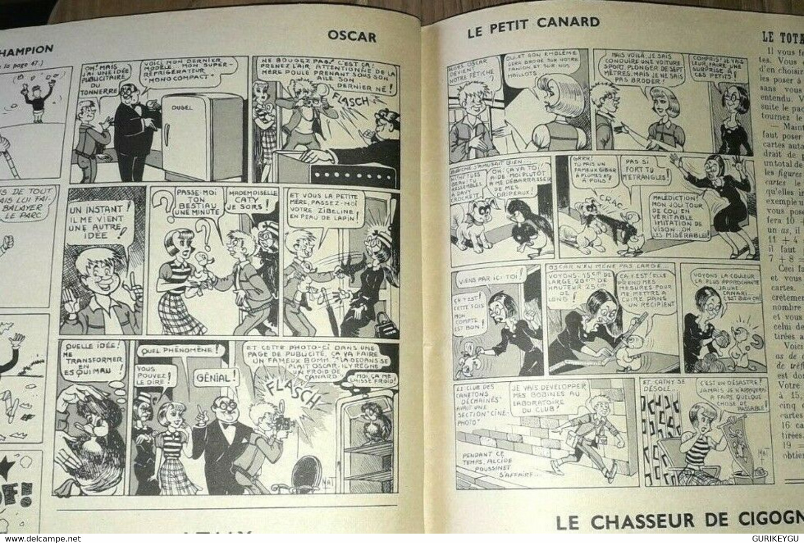 BIBI FRICOTIN N 2 PIERRE LACROIX Jeunesse Joyeuse Oscar Le Petit Canard SPE 1964 - Bibi Fricotin