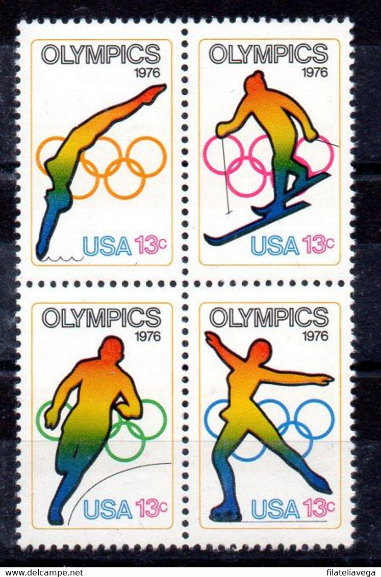 Estados Unidos Serie N ºYvert 1140/43 ** DEPORTES SPORTS) - Unused Stamps