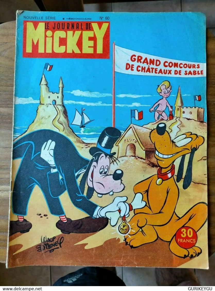 Le Journal De MICKEY N° 60 La Petite Annie 1953 BIBI Basile BONIFACE Grand Loup - Bibi Fricotin