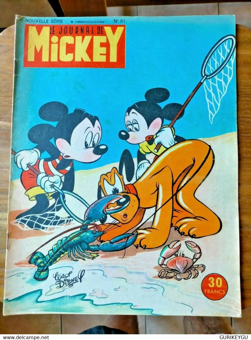 Le Journal De MICKEY N° 61 La Petite Annie 07/1953 BIBI LAPIN Basile BONIFACE - Bibi Fricotin