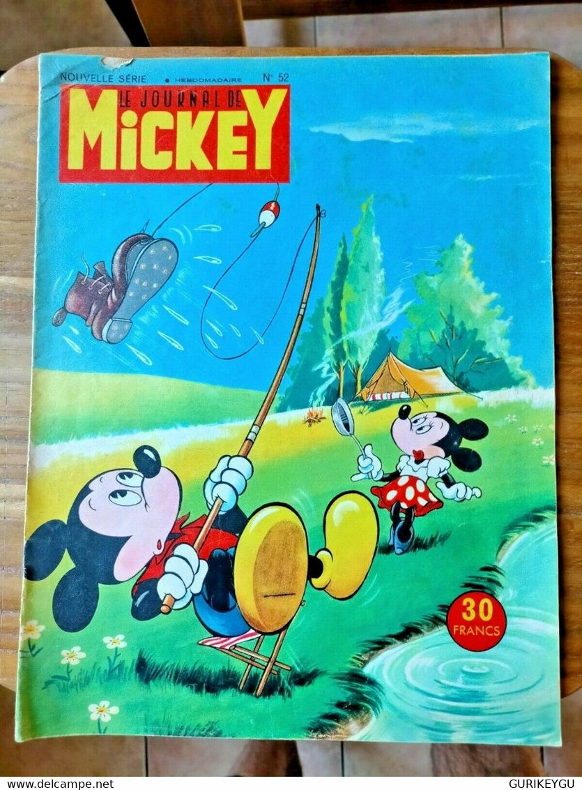 Le Journal De MICKEY N 52 La Petite Annie 1953 BIBI LAPIN Basile BONIFACE Et CIE - Bibi Fricotin