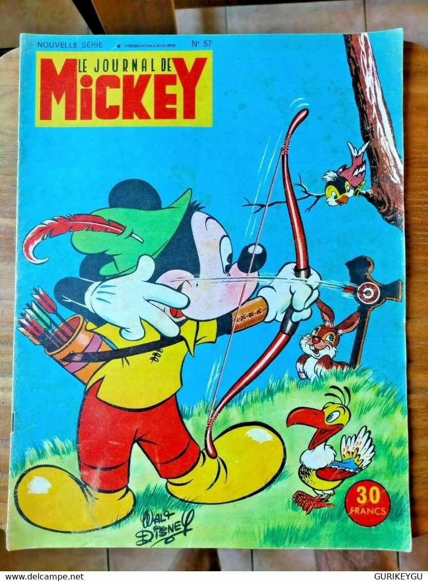 Le Journal De MICKEY N 57 La Petite Annie 1953 BIBI Lapin Basile BONIFACE Et CIE - Bibi Fricotin