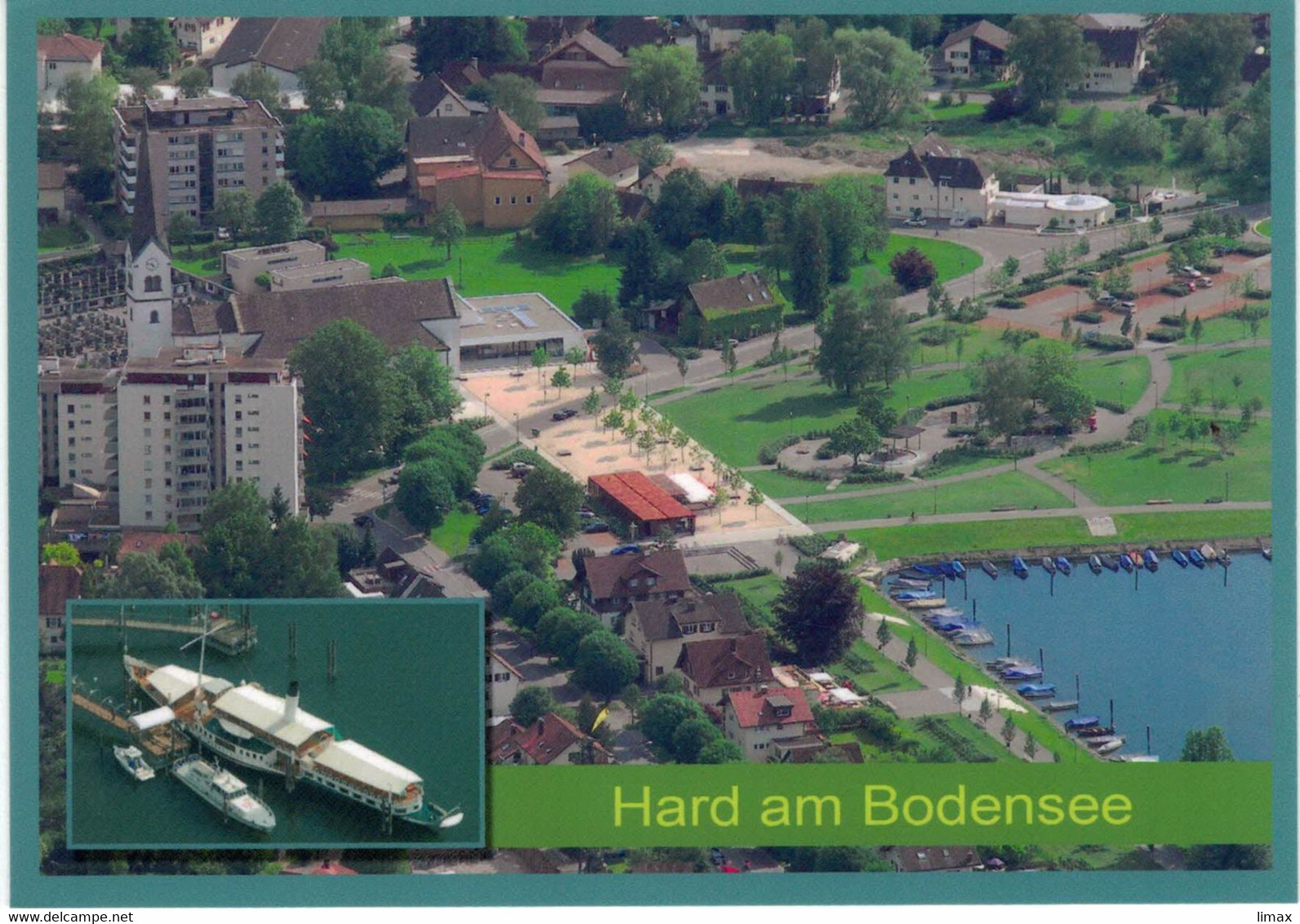 Hard Am Bodensee Fotoflug Hard Herbert Türtscher - Markus Medweg - Mit Widmung Des Piloten - Hard