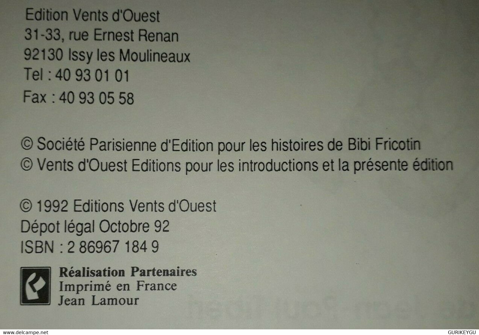 BIBI FRICOTIN Lacroix En L'an 3000 Et Ses 36 Metiers Connait La Musique Tibéri - Bibi Fricotin