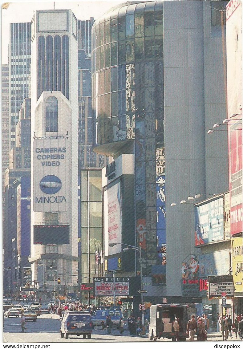 AA4170 New York City - Times Square - Auto Cars Voitures / Viaggiata 1992 - Time Square