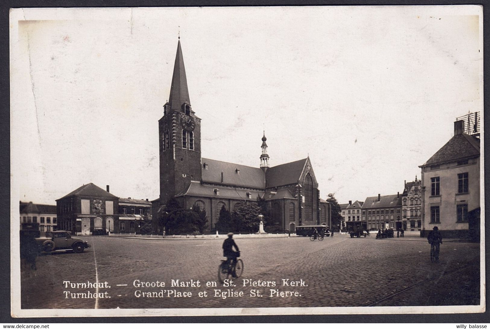 +++ Photo Carte - Foto Kaart - TURNHOUT - Grand' Place Et Eglise St Pierre  // - Turnhout
