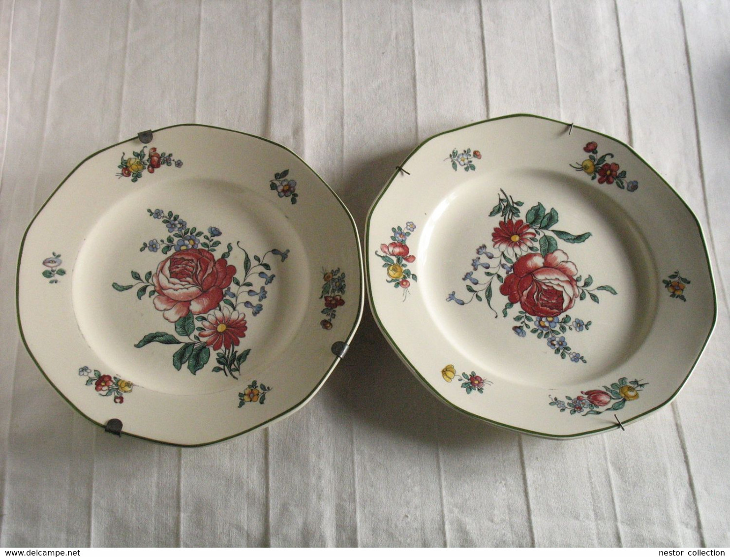 Lot Assiettes Villeroy & Boch Vieux Strasbourg Fleurs Germany 1562 - Villeroy/Boch (LUX)