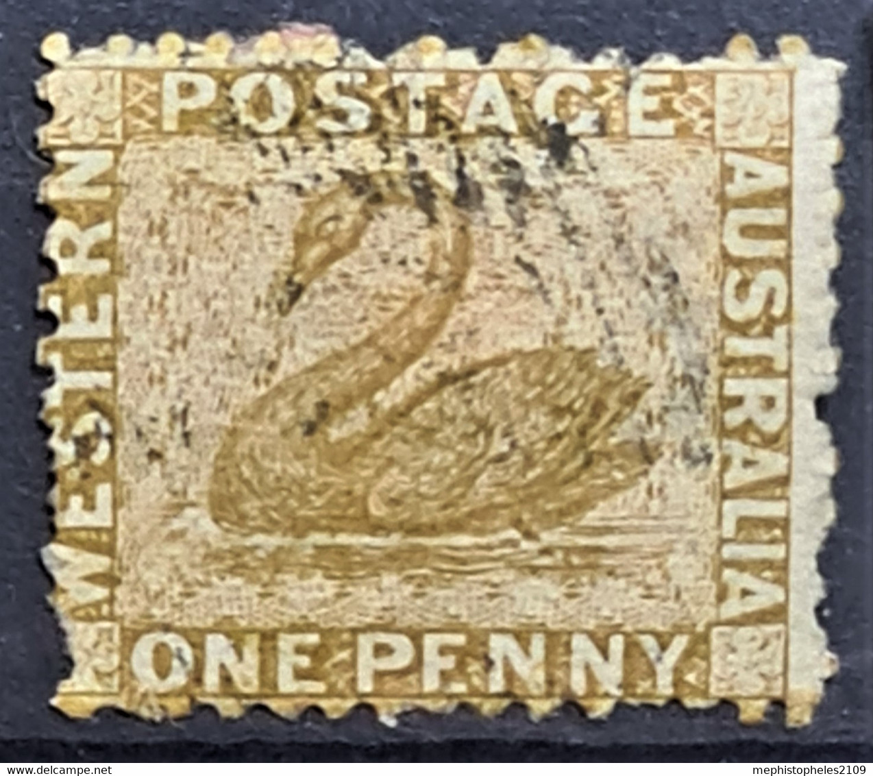 WESTERN AUSTRALIA 1865 - Canceled - Sc# 29 - 1d - Gebruikt