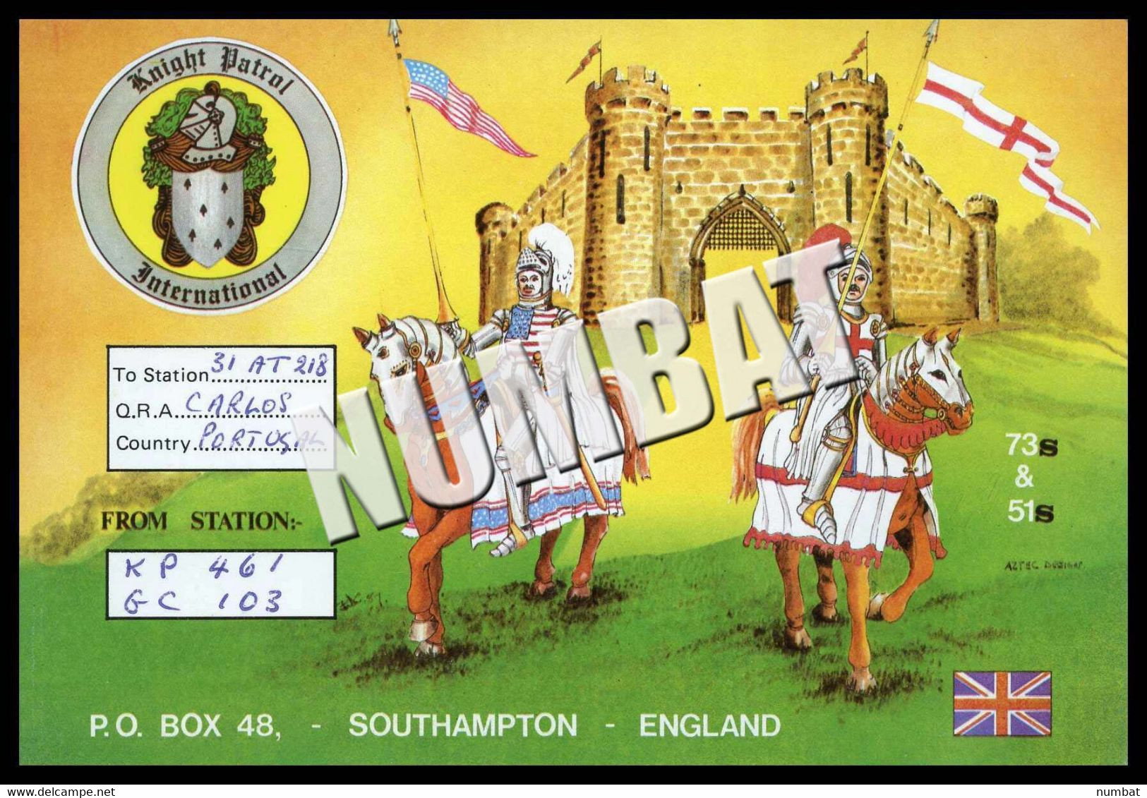 QSL CARD CB RADIO - UNITED KINGDOM - CB