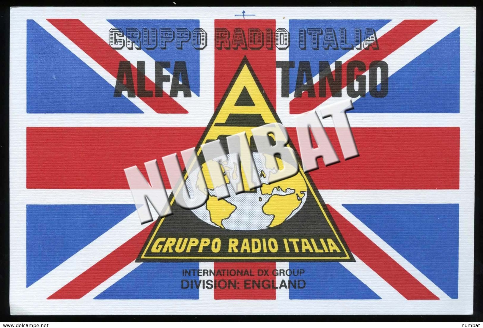 QSL CARD CB RADIO - UNITED KINGDOM - CB