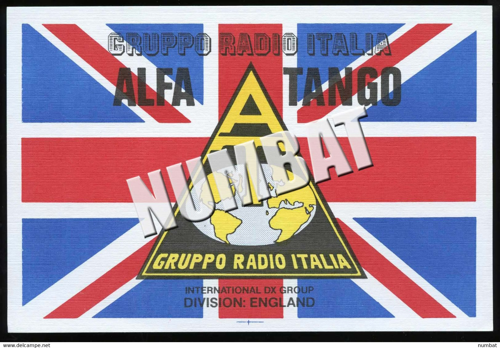 QSL CARD CB RADIO - UNITED KINGDOM - CB