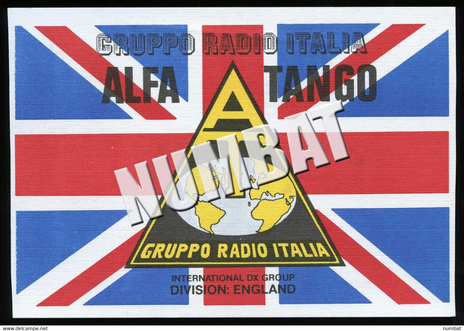 QSL CARD CB RADIO - UNITED KINGDOM - CB