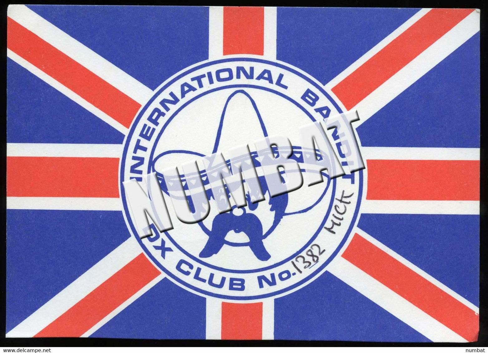 QSL CARD CB RADIO - UNITED KINGDOM - CB