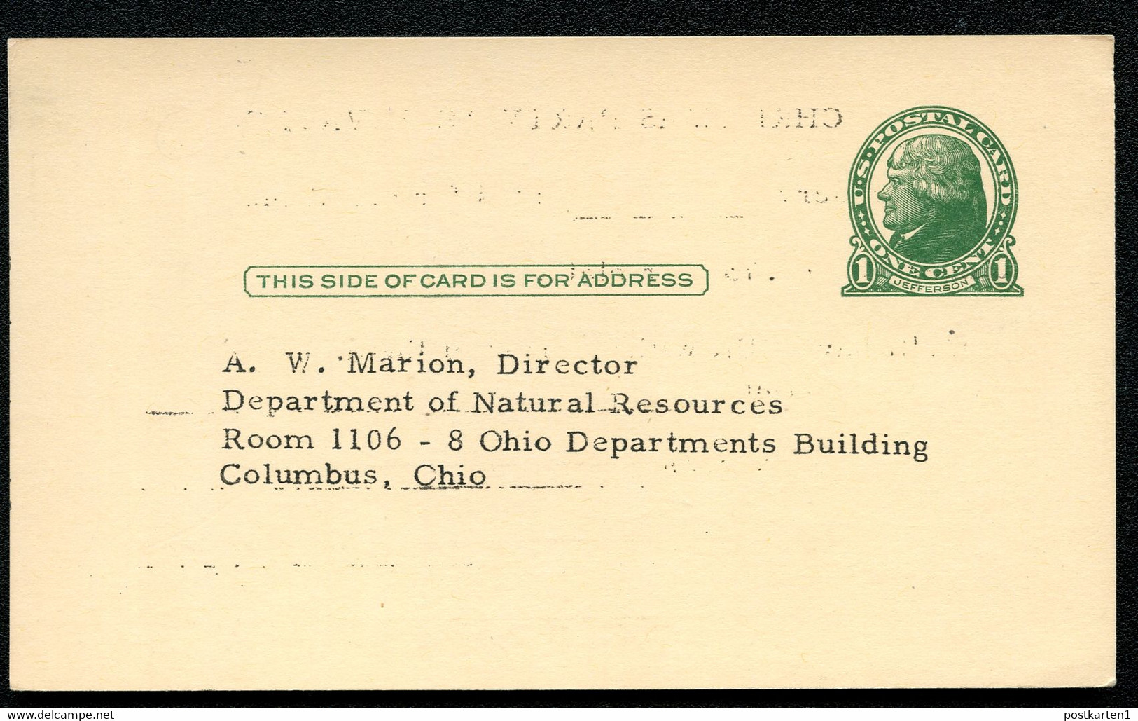 UX27 UPSS S37C 3 Postal Card 1924-25 Cat. $110.00 - 1921-40