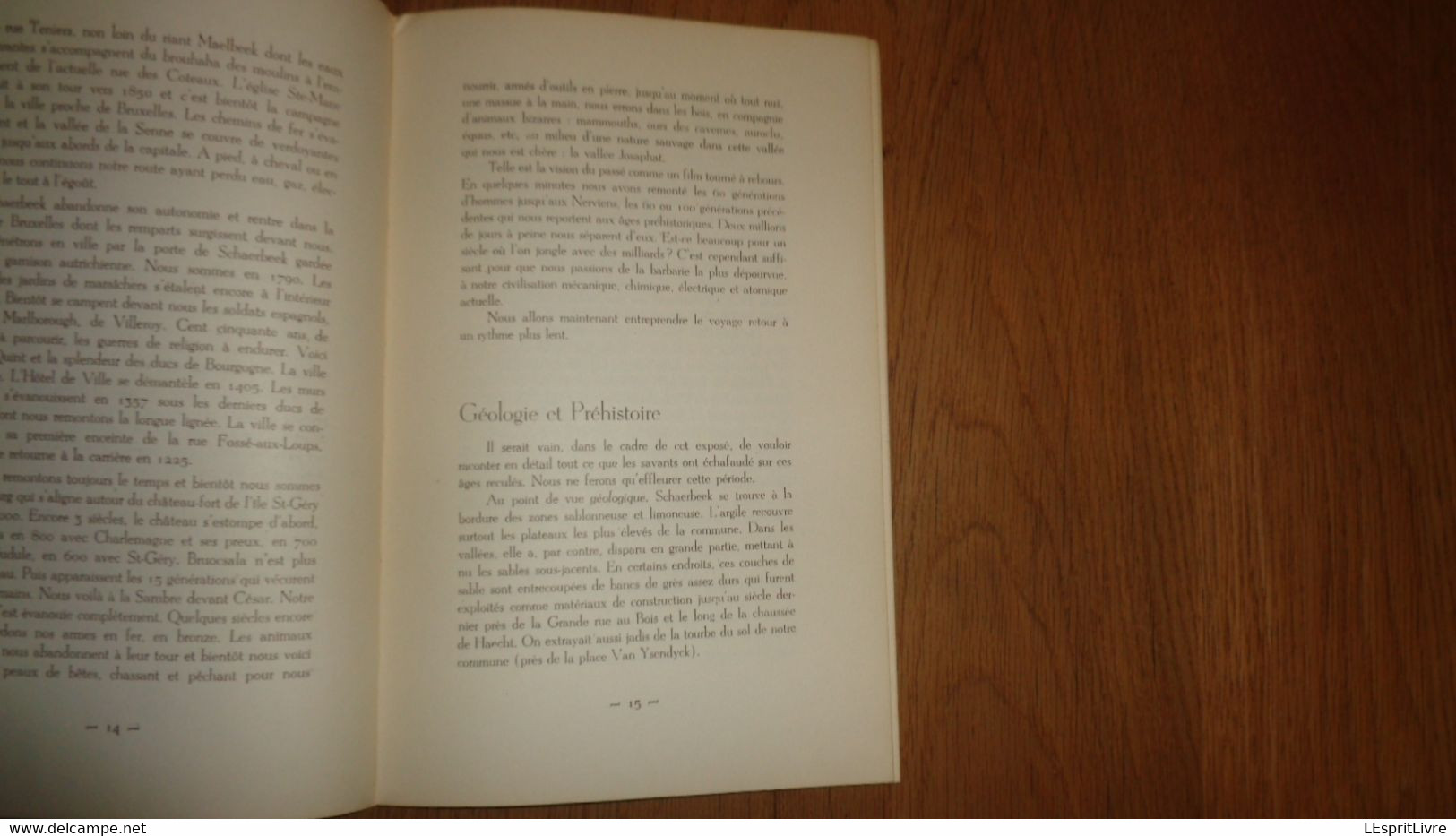 SCHAERBEEK Esquisse Historique Géographique J Schayes 1949 Edition Originale 136 / 200 Signée Régionalisme Bruxelles