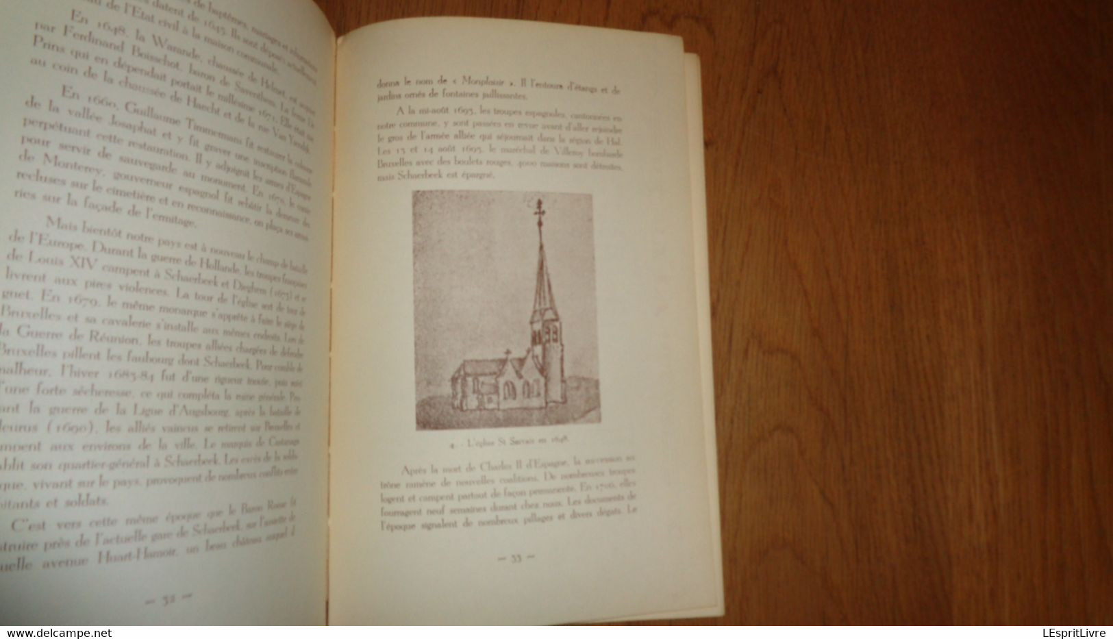 SCHAERBEEK Esquisse Historique Géographique J Schayes 1949 Edition Originale 136 / 200 Signée Régionalisme Bruxelles