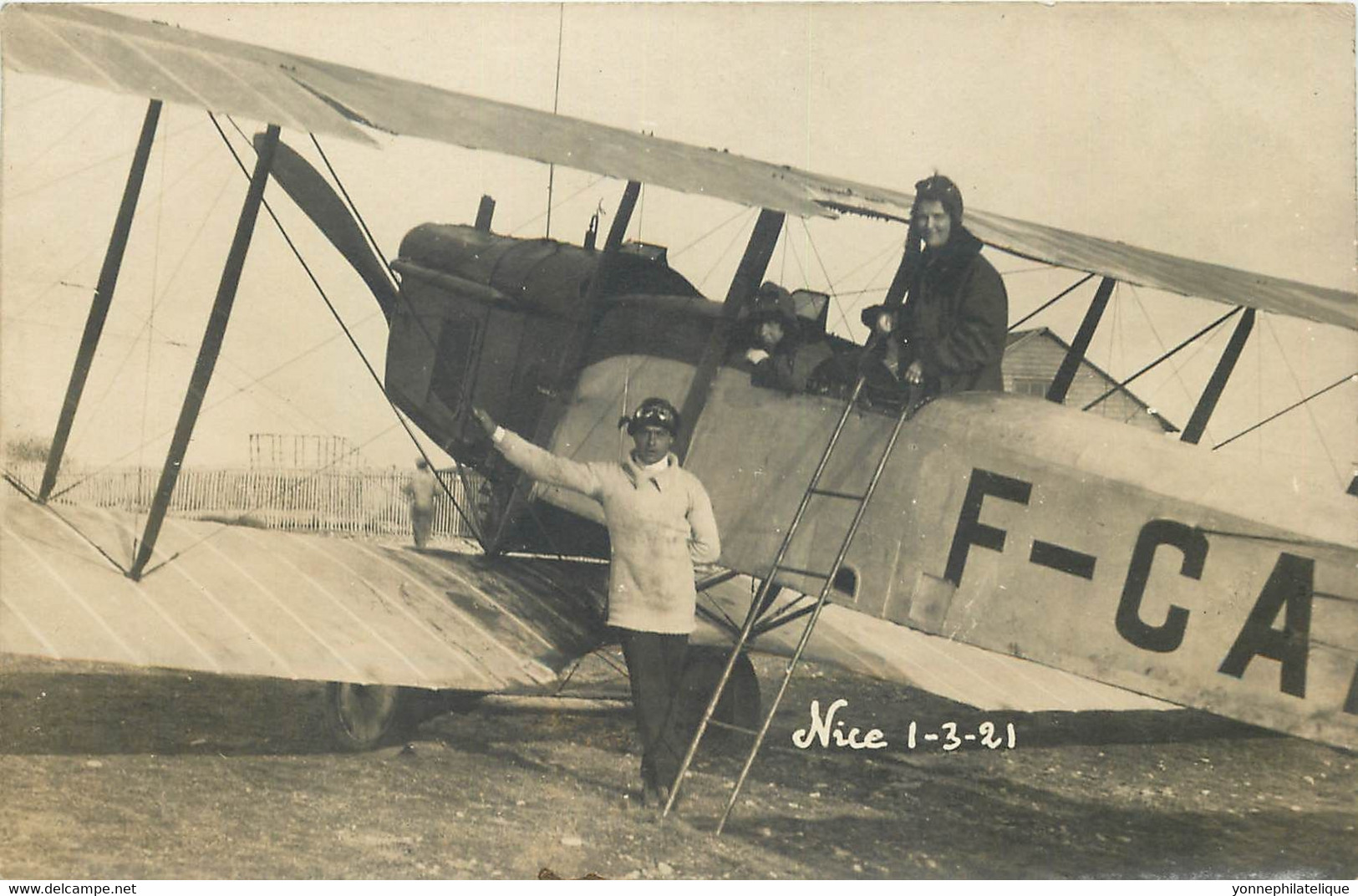 06 - ALPES MARITIMES - NICE - Avion 1/3/21 - (FR06-4b)  - Superbe - Transport Aérien - Aéroport