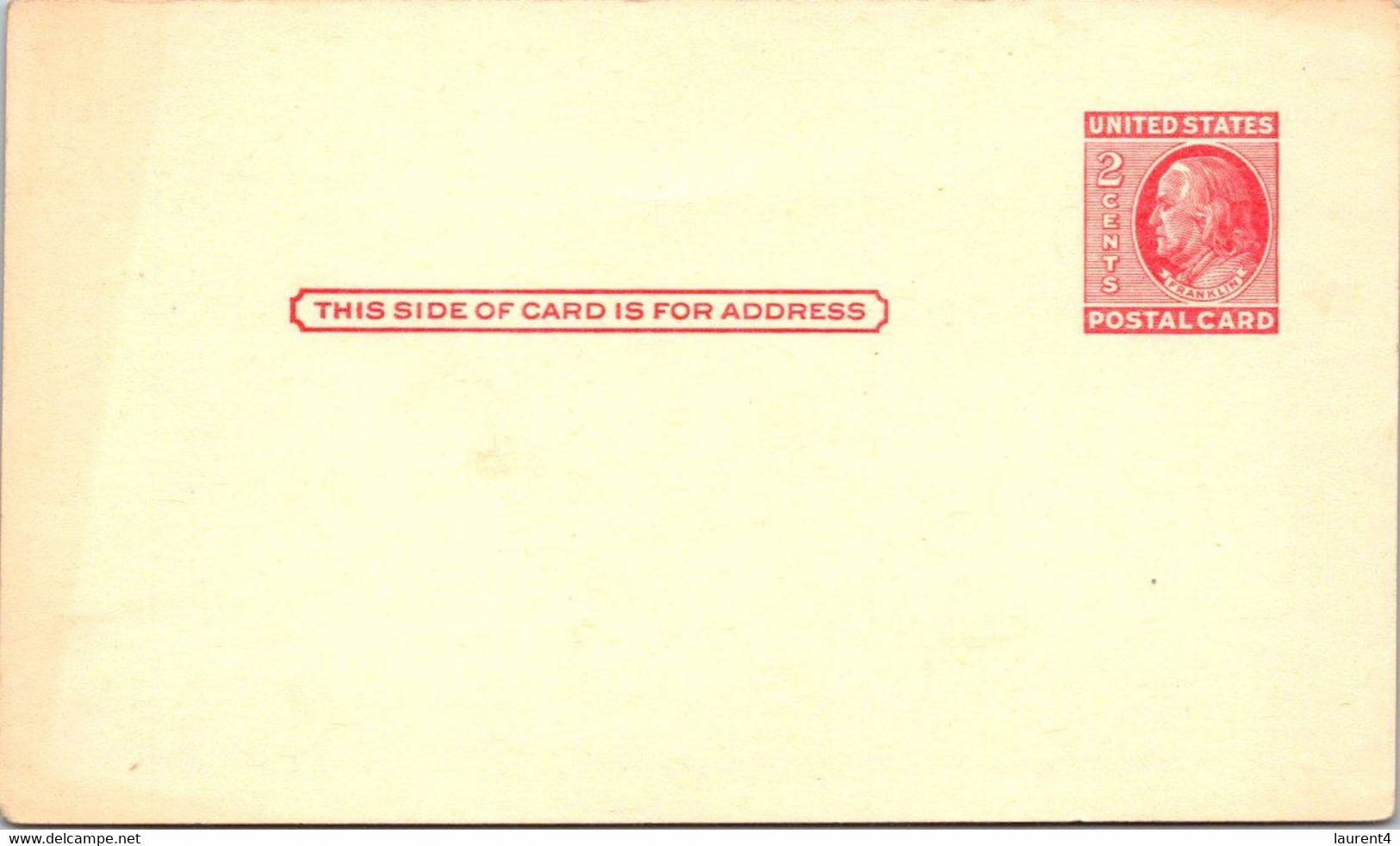 (3 C 13)  USA Air Mail Postal Card (back Is Blank) 2 Cents - Other & Unclassified