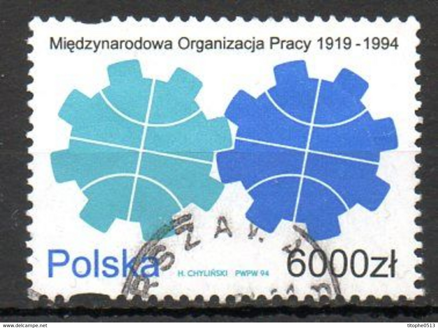 POLOGNE. N°3283 Oblitéré De 1994. OIT. - ILO