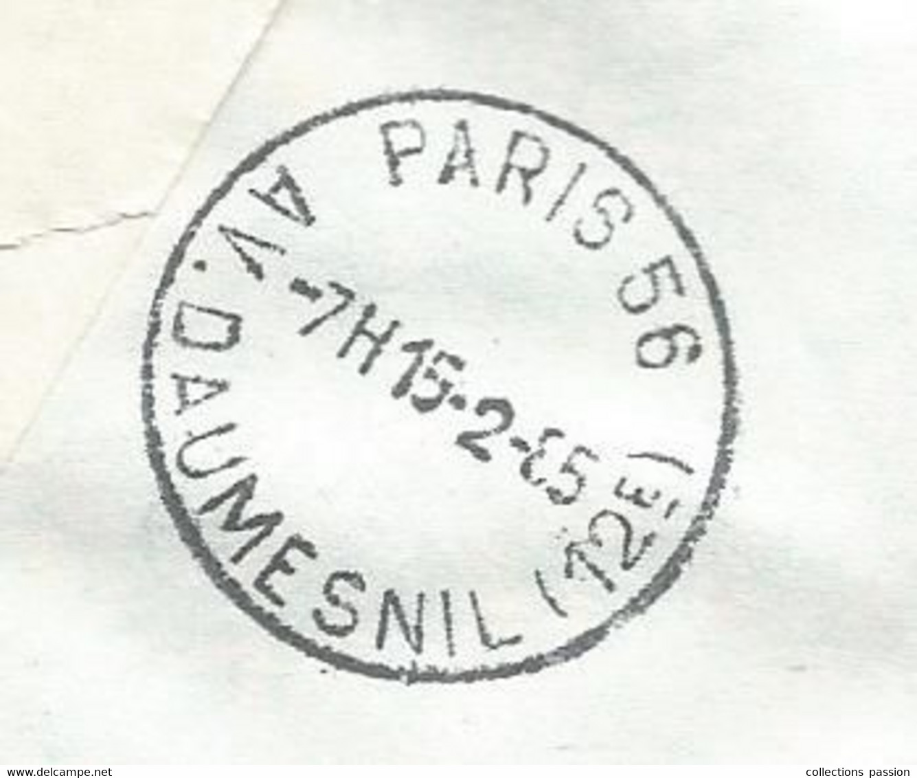 Lettre , ISRAEL , DIMONA ,1985 , Express ,9 Timbres, PARIS 56 ,AV. DAUMESNIL, 2 Scans - Other & Unclassified