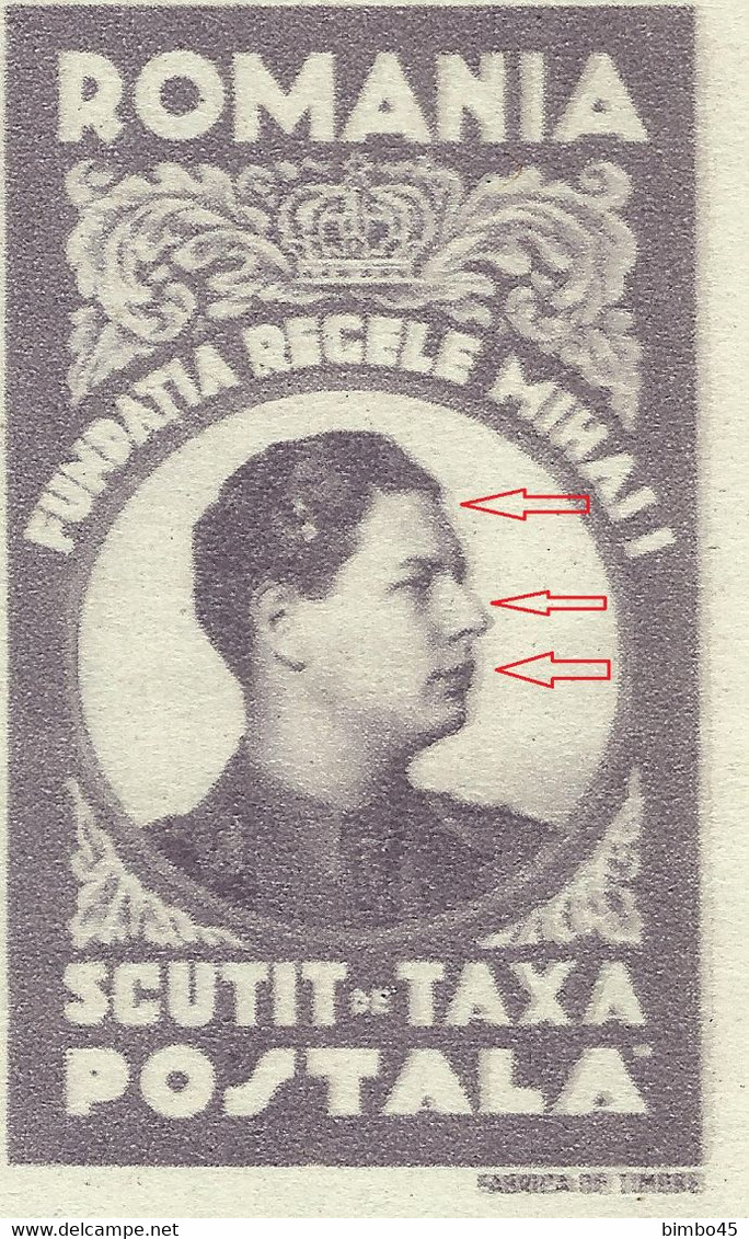 Error Rmania 1947 ,, Fundatia Regele Mihai I '' -- Double Image - Sheet X25.-- MNH - Errors, Freaks & Oddities (EFO)