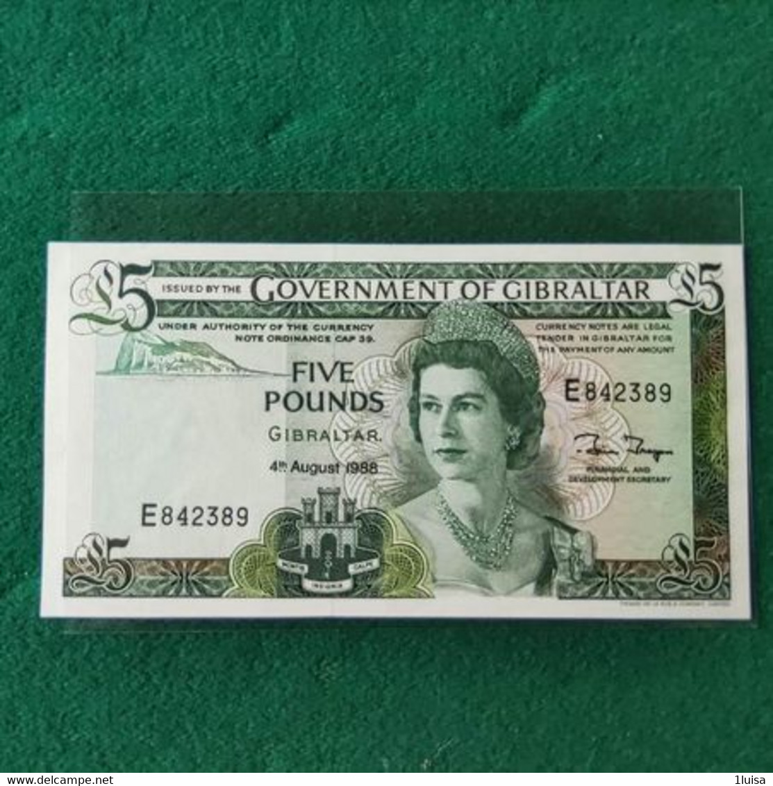 GIBILTERRA 5 POUND 1988 - Gibilterra