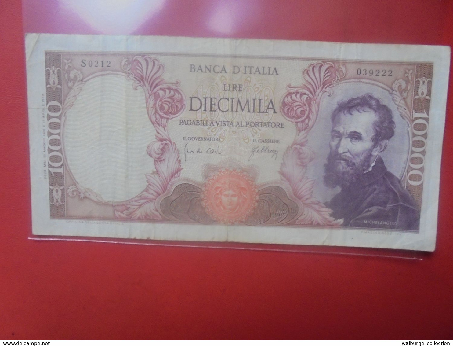 ITALIE 10.000 LIRE 1966 Circuler - 10.000 Lire