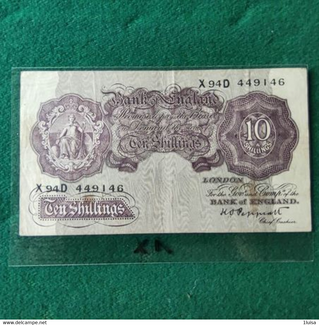 GRAN BRETAGNA 10 SHILLINGS 1955/60 - 10 Schillings