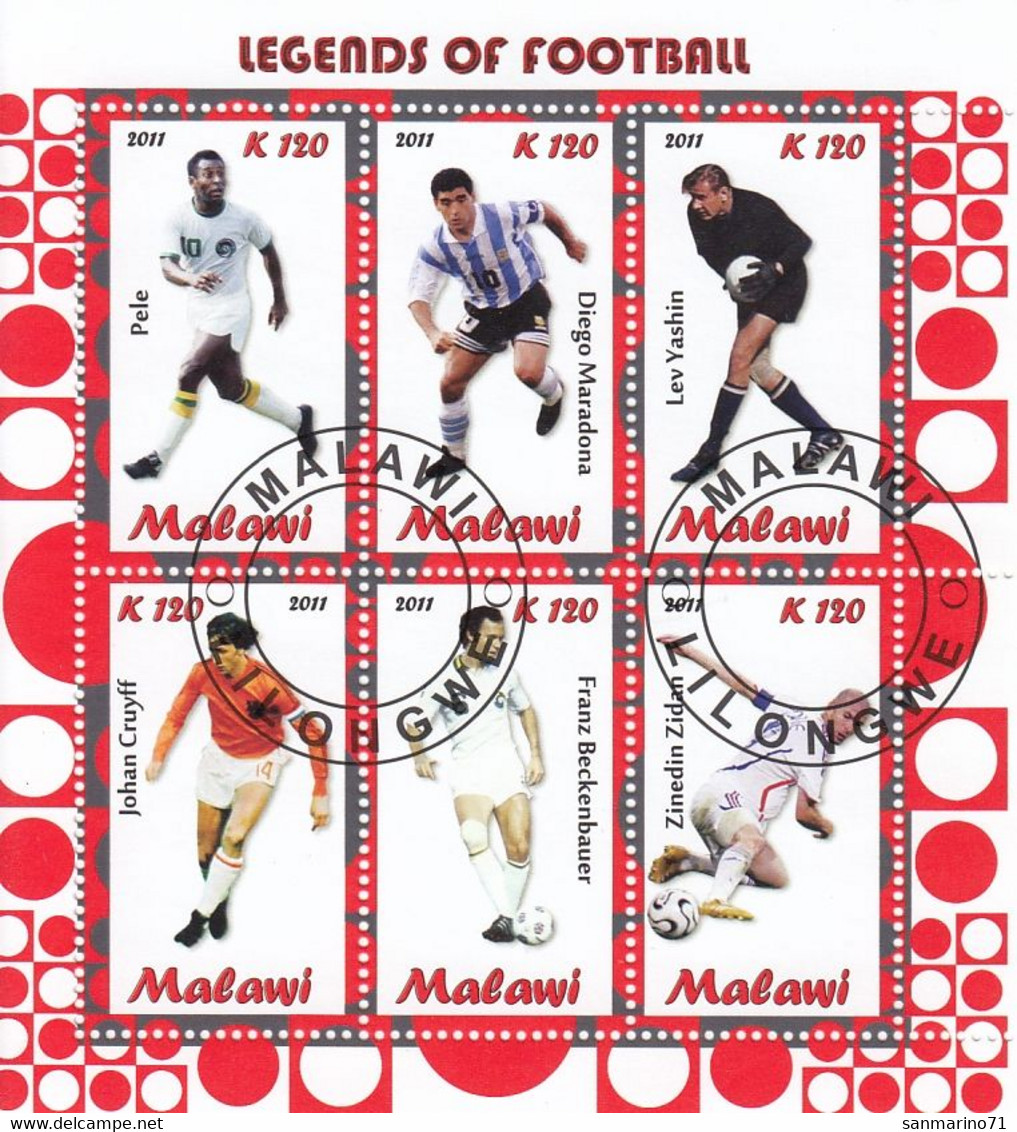 MALAWI Football 2,used - Usati