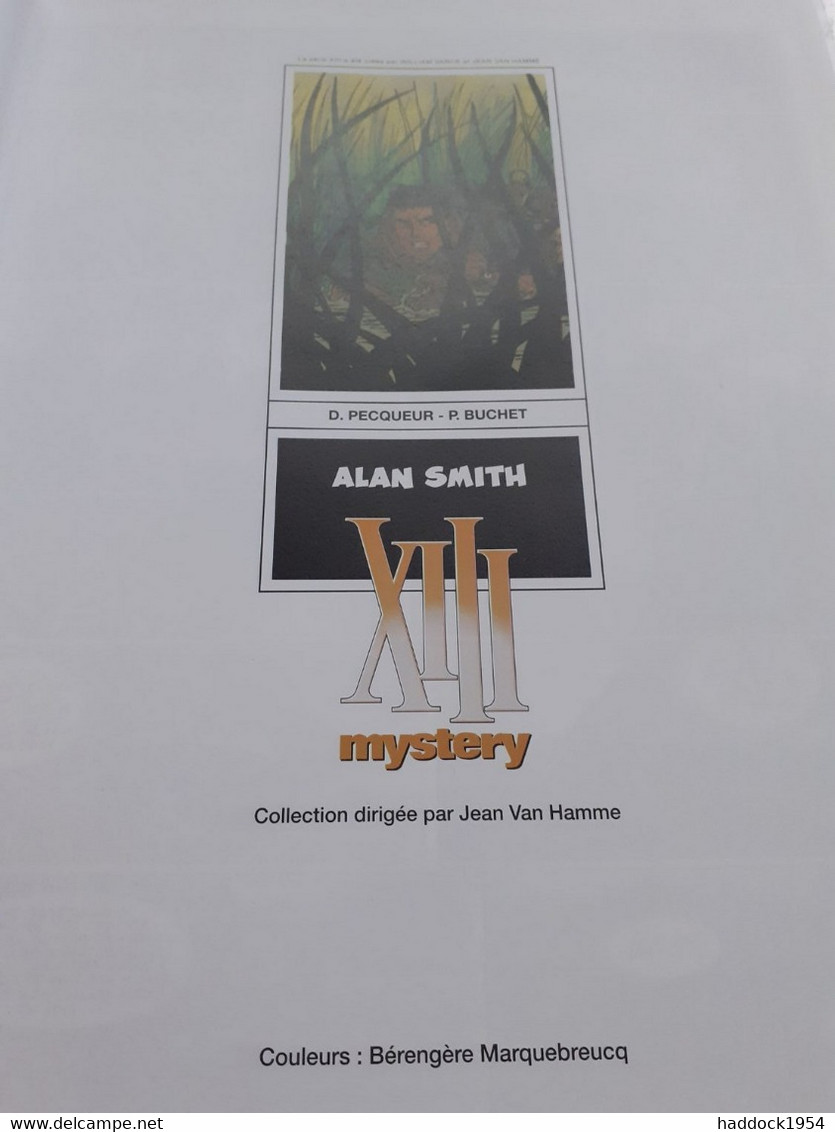 Alan Smith XIII Mystery Tome 12 PECQUEUR BUCHET Dargaud 2018 - XIII