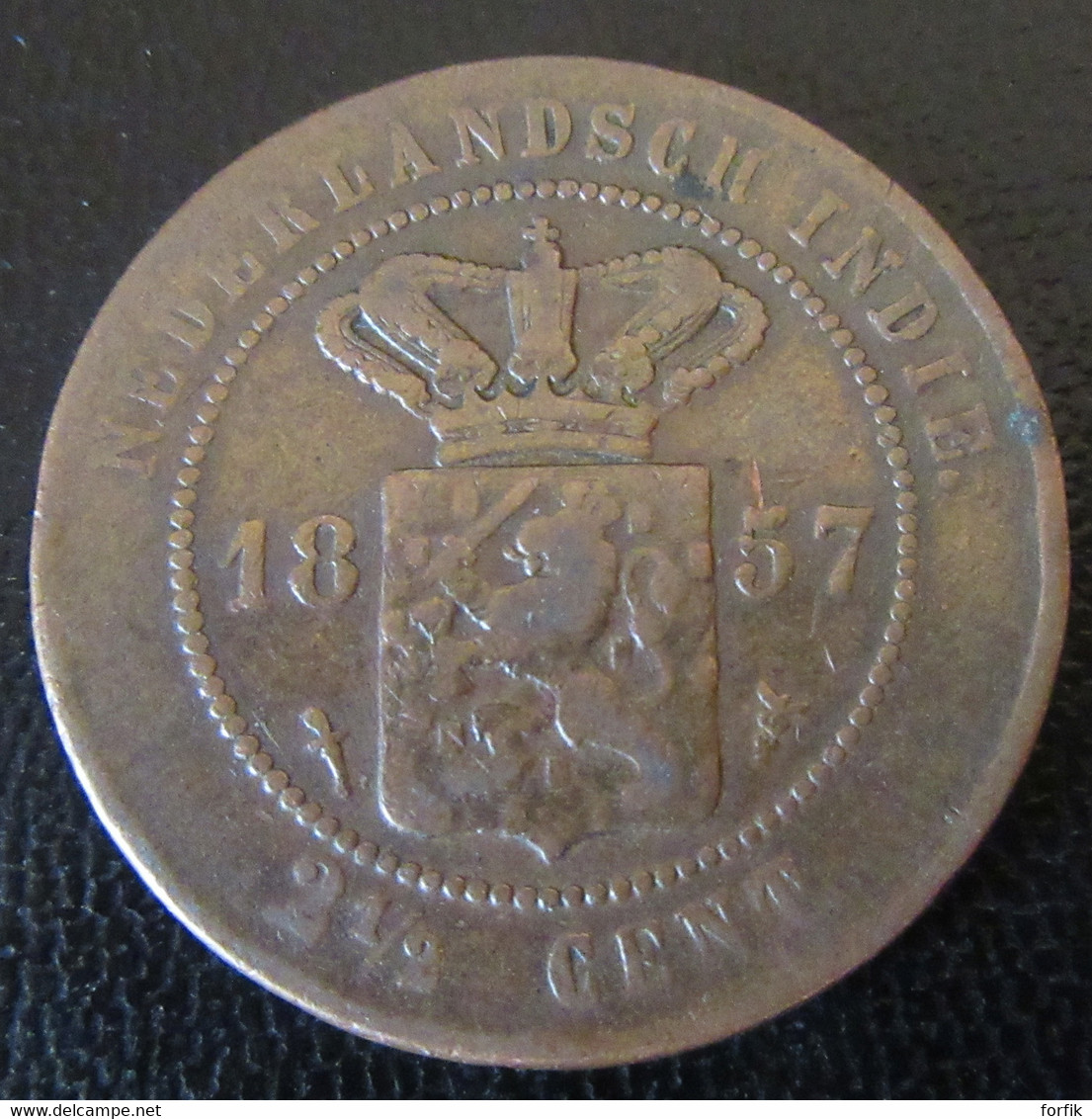 Indes Néerlandaises / Nederlandsch Indie - Monnaie 2 1/2 Cent. 1857 - Indes Néerlandaises