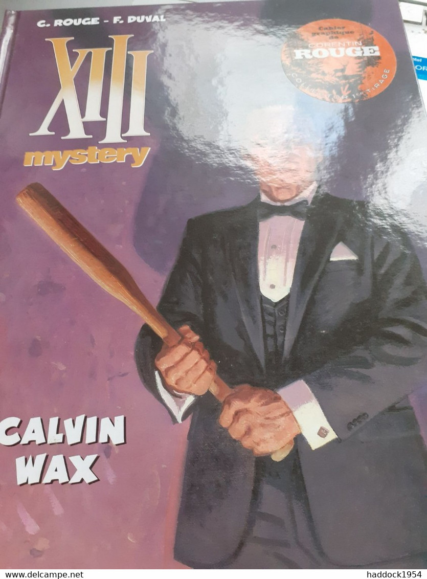 Calvin Wax XIII Mystery Tome 10 ROUGE DUVAL Dargaud 2016 - XIII