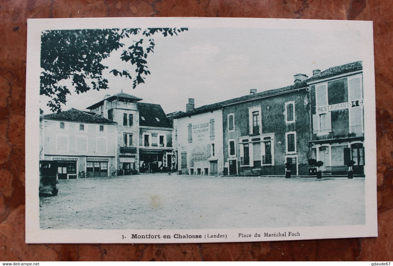 MONTFORT-EN-CHALOSSE (40) - PLACE DU MARECHAL FOCH - Montfort En Chalosse