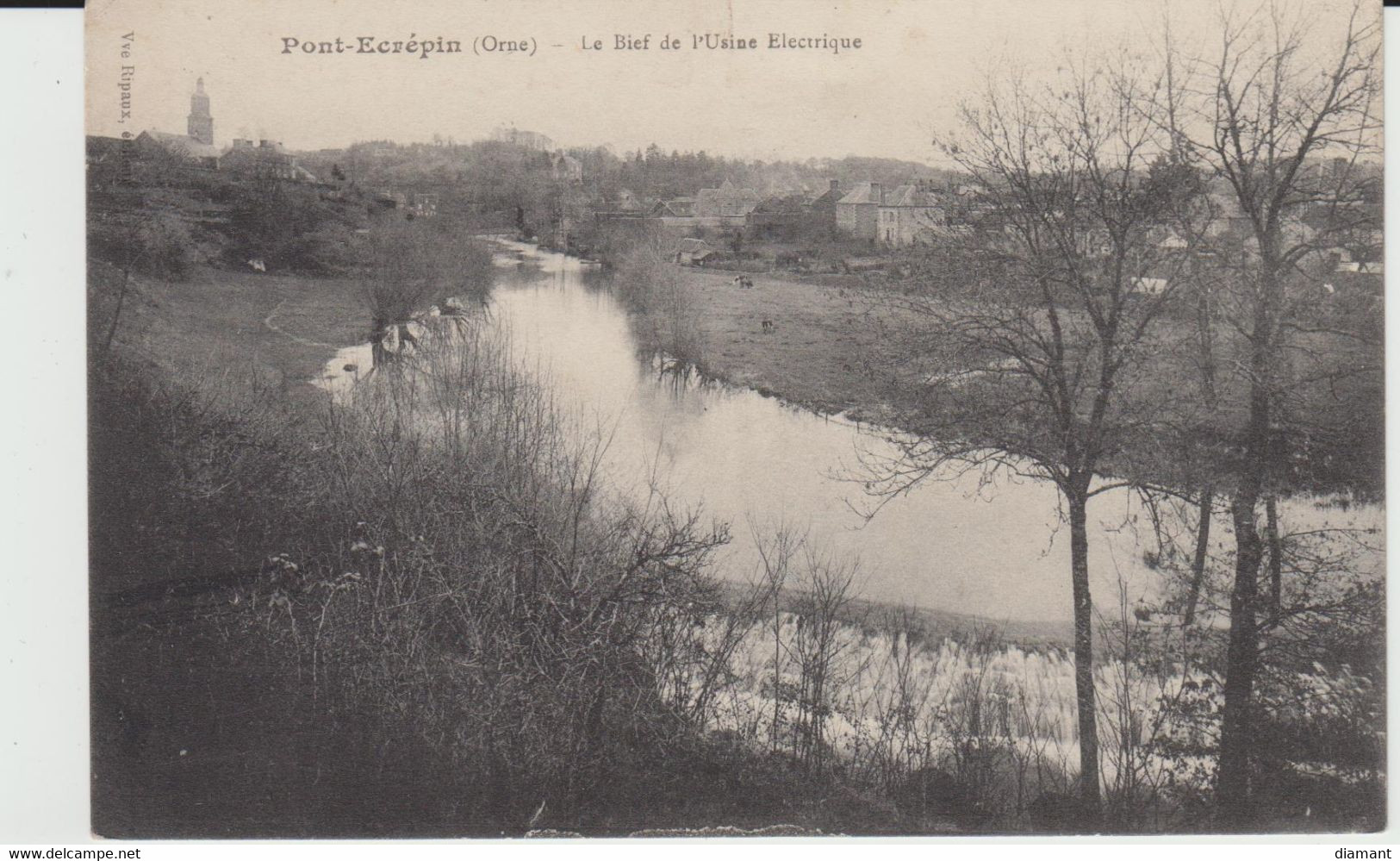 PONT ECREPIN (61) - Le Bief De L'Usine Electrique - Bon état - Pont Ecrepin
