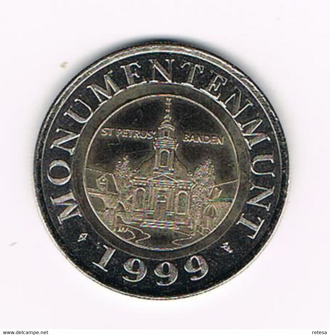 # NEDERLAND  MONUMENTENMUNT 1999 DRIEBERGEN - RIJSENBURG 5 DE NOOT - Souvenir-Medaille (elongated Coins)