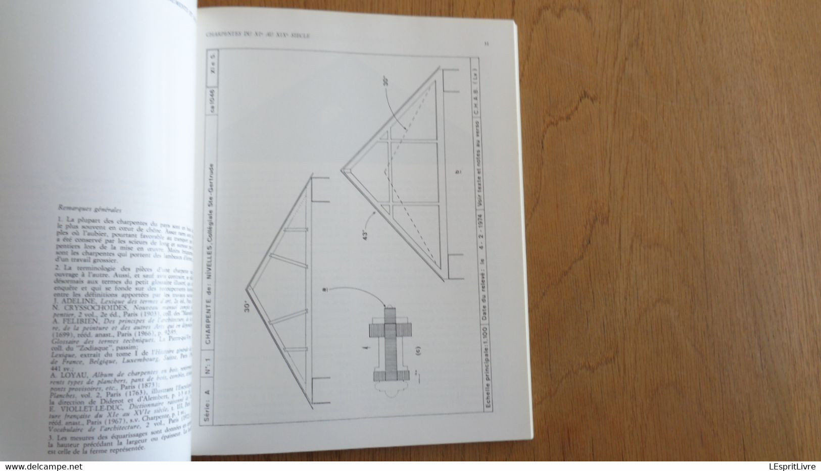 BULLETIN DE LA COMMISSION ROYALE DES MONUMENTS T 4 1974 Architecture Nivelles Donjon Warsage Bruges Tour Voroux