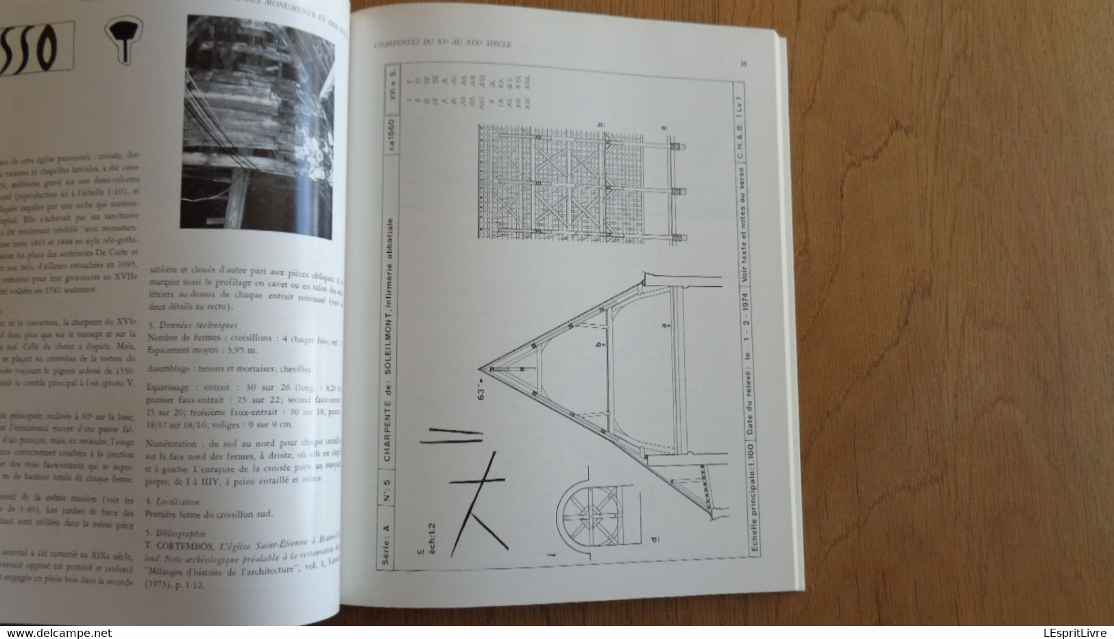 BULLETIN DE LA COMMISSION ROYALE DES MONUMENTS T 4 1974 Architecture Nivelles Donjon Warsage Bruges Tour Voroux