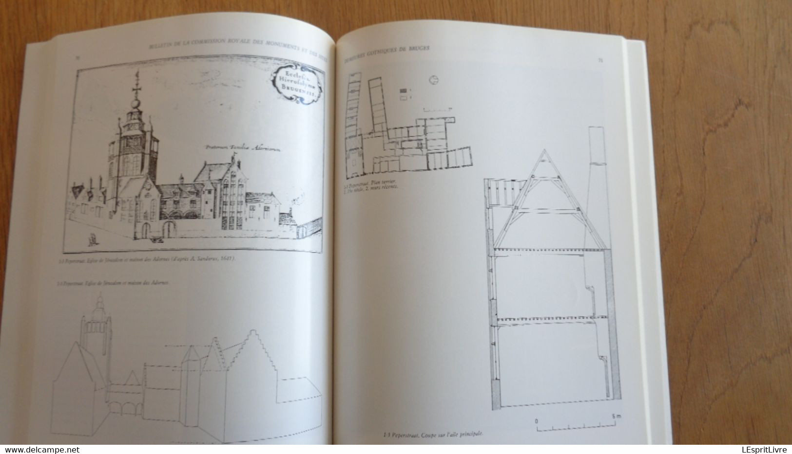 BULLETIN DE LA COMMISSION ROYALE DES MONUMENTS T 4 1974 Architecture Nivelles Donjon Warsage Bruges Tour Voroux