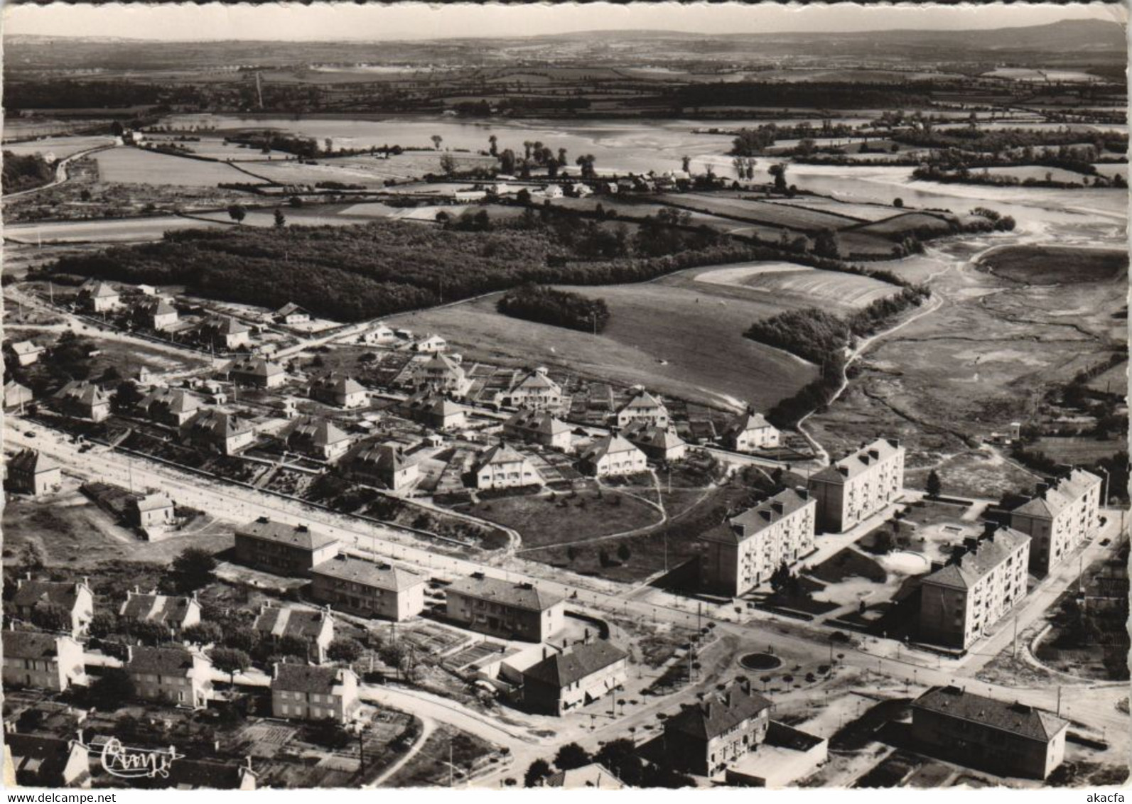 CPM LE CREUSOT Blocs Cite Etat - Vue Aerienne (1169691) - Le Creusot