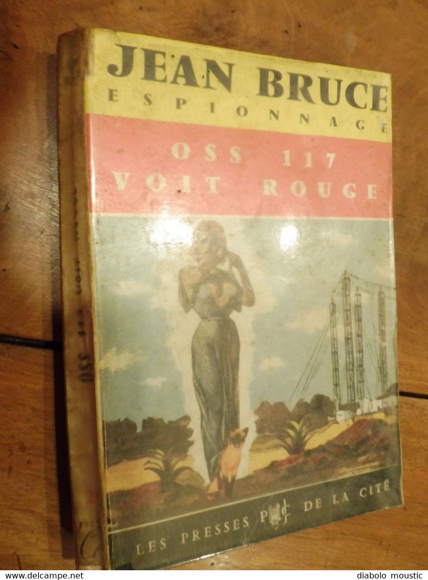 1961  OSS 117  VOIT ROUGE    - Par Jean Bruce  (édition Les Presses De La Cité) - OSS117