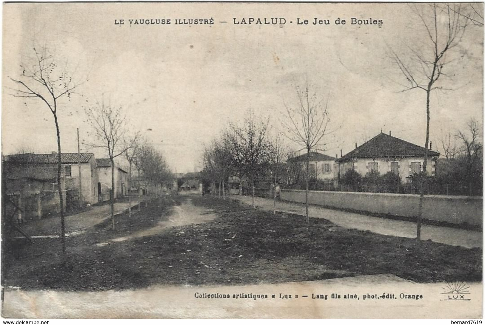 84   Lapalud  -   Le Jeu De Boules - Lapalud