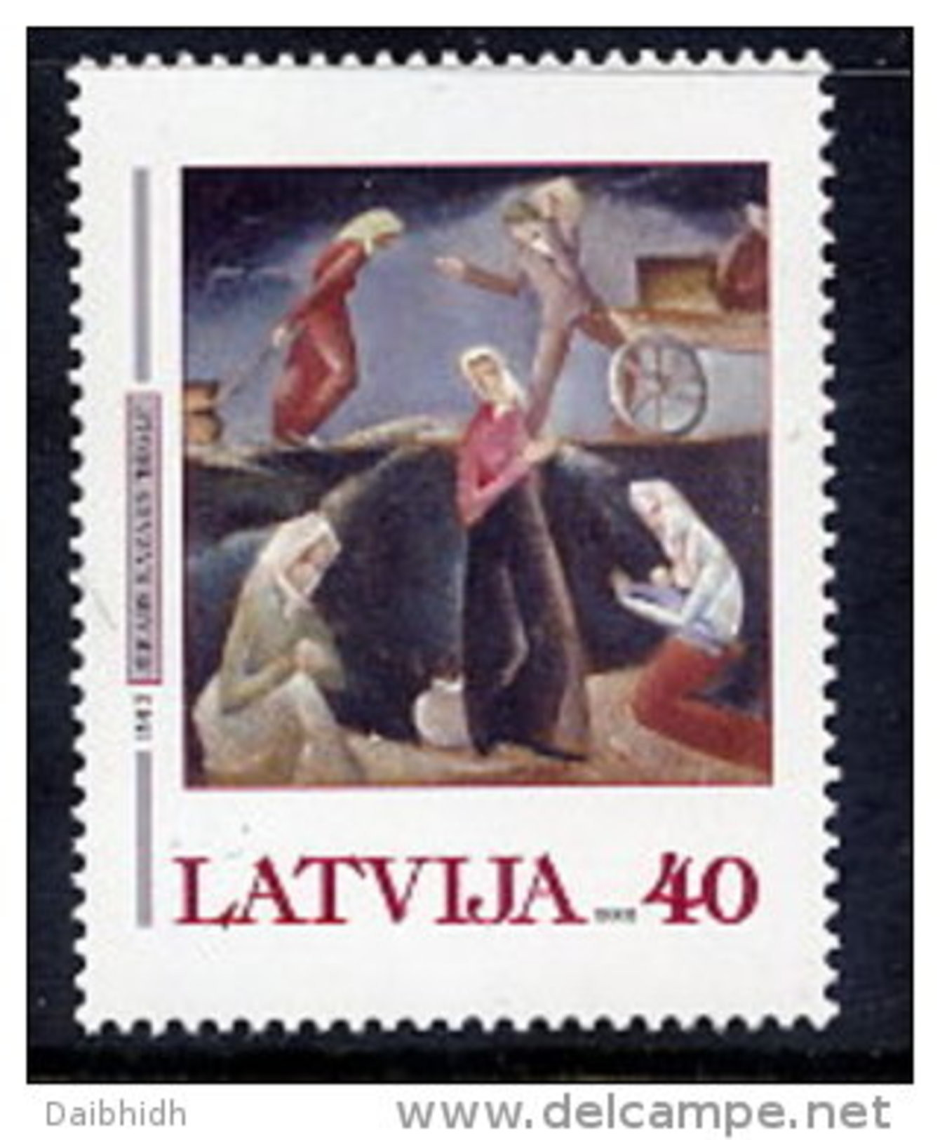 LATVIA 2002  Art: Kazaks Painting  MNH / **.  Michel 567 - Letonia