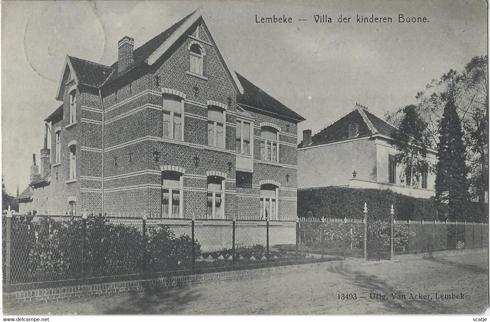 Lembeke   -   Villa Der Kinderen Boone   -   1907   Naar   Maldegem - Kaprijke