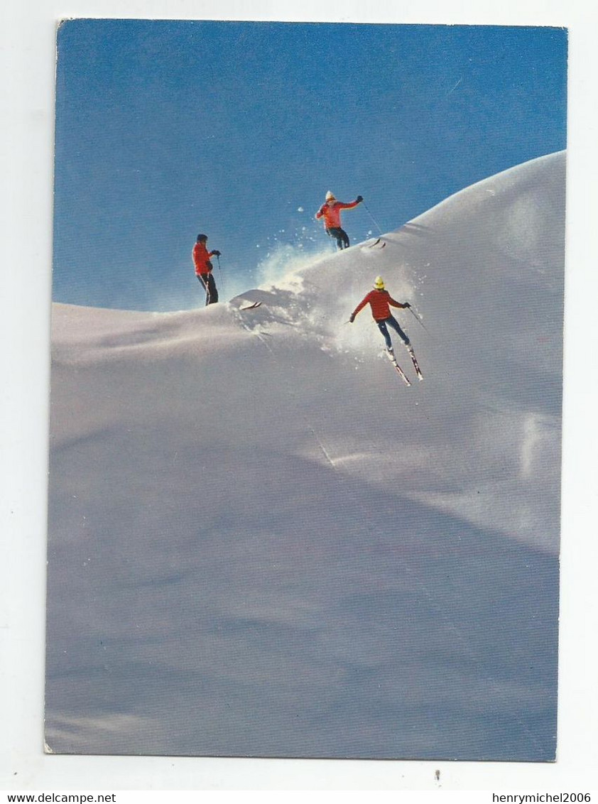 73 Savoie Ski A La Vallée Des Belleville Cachet Les Menuires 1975 - Andere & Zonder Classificatie