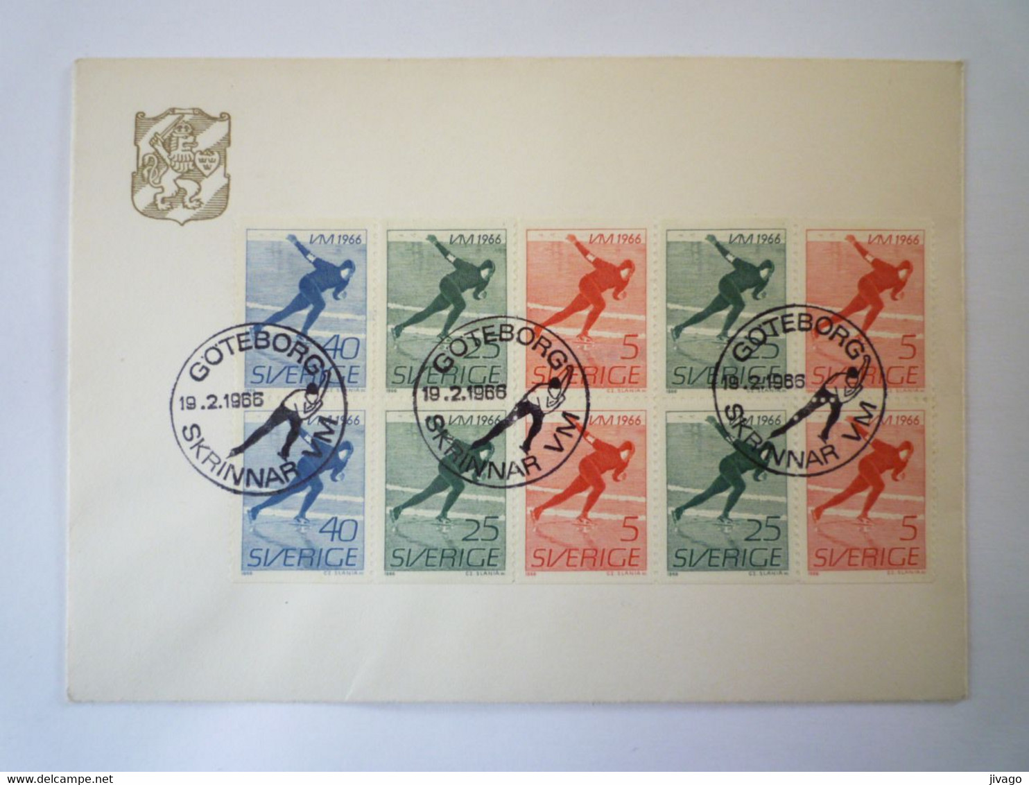 2021 - 4021  GÖTEBORG  :  Enveloppe Avec Bel Affranchissement  1966   XXX - Covers & Documents